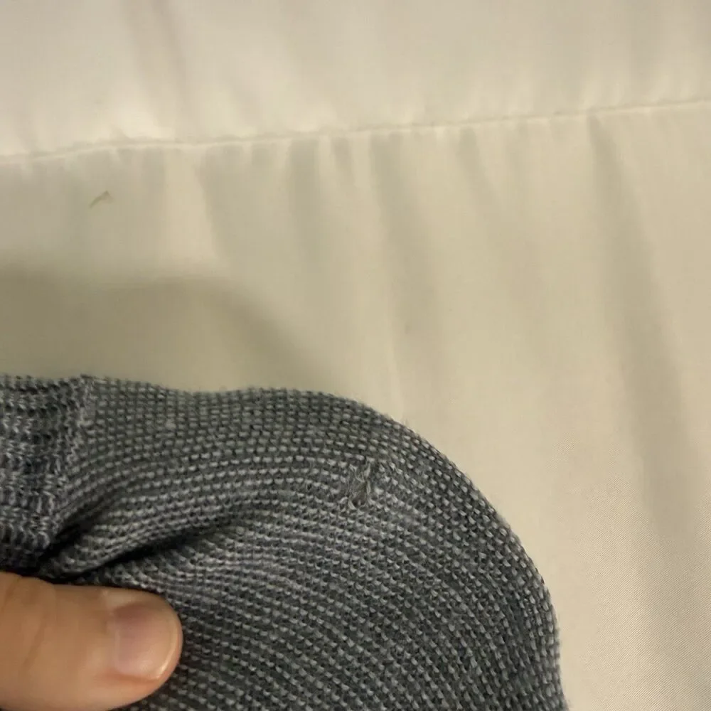 Banana Republic 100% Merino Wool Sweater Women's XL Grey Turtleneck Pullover